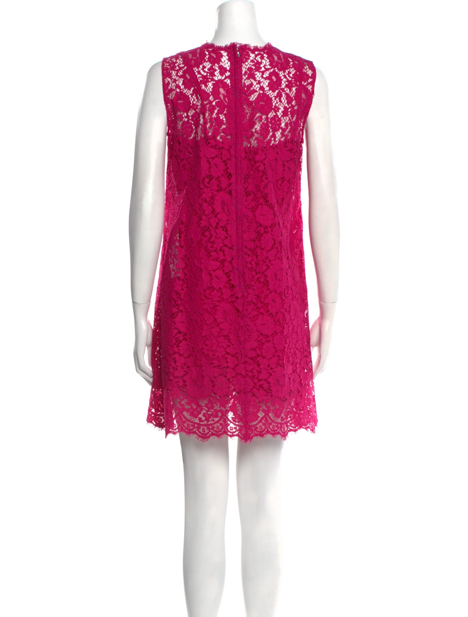 Dolce & Gabbana Crew Neck Mini Dress